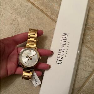 Gold Coeur De Lion Watch